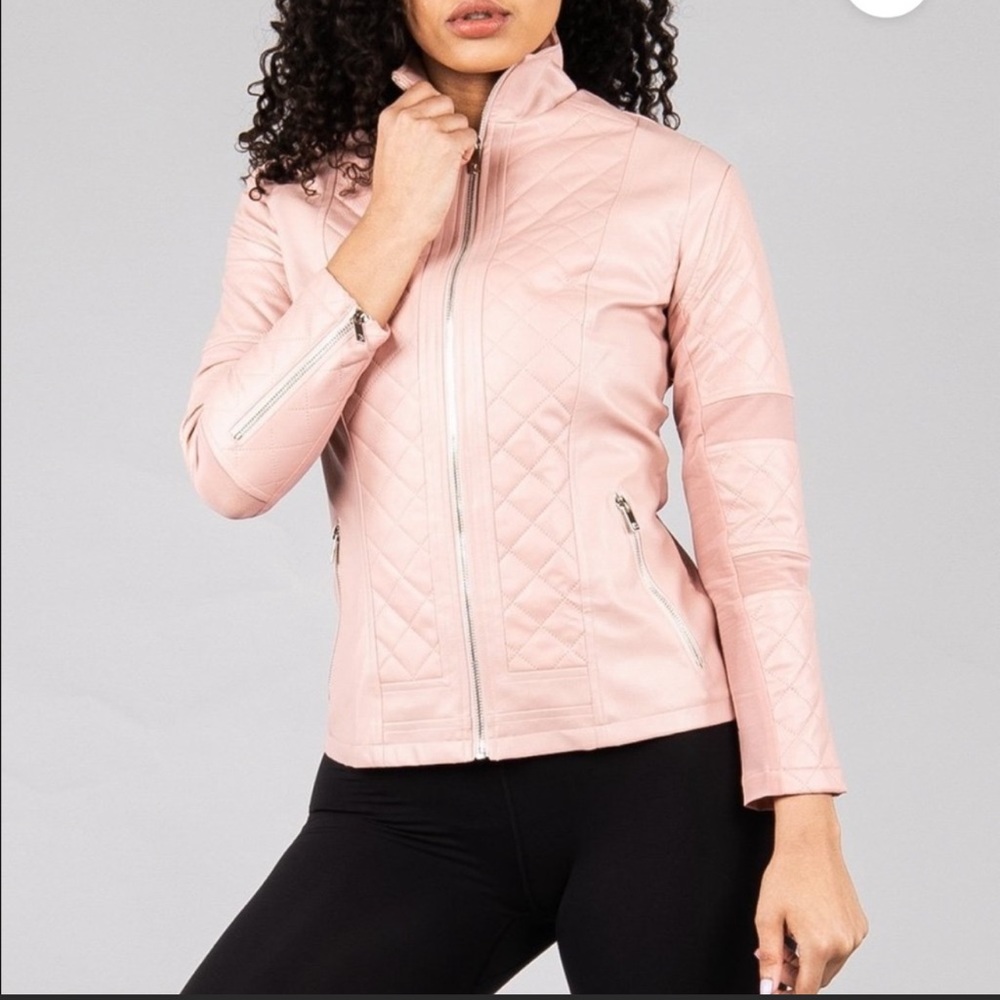 Buffbunny pink motto jacket size Medium